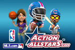 Play sports games and compete against the pros in Action AllStars!
