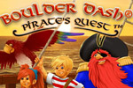 Lead your pirate crew to recover treasure in Boulder Dash - Pirate's Quest!