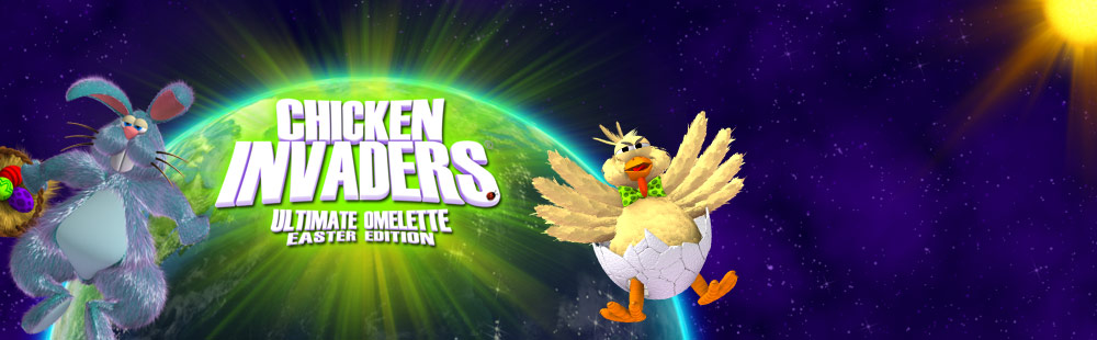 Chicken Invaders 4 Easter Edition. Try Free