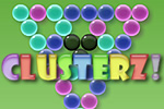 Test our your bubble-shooting skills with Clusterz!, a free web game. Match bubble colors to clear the playing field!