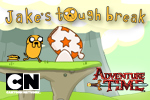 It's up to you to free Jake from the Magic Man's curse in Jake's Tough Break, an Adventure Time game.