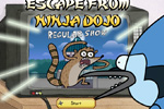 Screenshot of Regular Show: Escape from Ninja Dojo