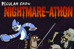 The Nightmare-athon has begun! Real zombies have attacked a screening of Zombocalypse 3D and it's up to Mordecai and Ribgy to protect the audience.