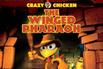 Run and jump through 30 levels in Crazy Chicken - The Winged Pharaoh!