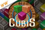 Clear the colored cubes to conquer the competition!  It's Cubis - a cash game!
