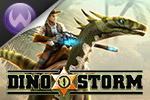 Saddle up your dinosaur in a world of ruthless bandits, gold mines and... laser guns. Be the most famous of heroes! Play Dino Storm online today!