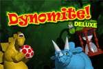 In Dynomite, use a slingshot to match same-colored eggs!