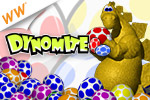 It's a Jurassic classic, so get ready for fast and furious egg-busting action in this prehistoric puzzler! Play Dynomite!™ today!