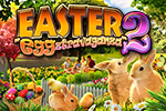 Can't get enough Easter?  Enjoy Easter-themed hidden object scenes and puzzles in the egg- and bunny-filled Easter Eggztravaganza 2!