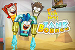 In Fish Hooks: Tank Bounce, stop bullies from catapulting fish from the tank! Use sponge platforms to bounce your fish friends into the safe tank.