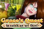 Use clues to stop a gang of crooks in Grace's Quest: To Catch An Art Thief!