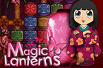 Match glowing lanterns inside the exotic far East!