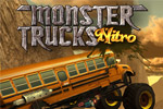 Race and jump extreme trucks on thrilling tracks in Monster Trucks Nitro!