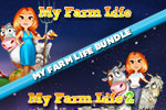 Check out the My Farm Life Bundle, featuring two games of fun farming action! Help Lisa run an ordinary farm, then maintain a rooftop garden!
