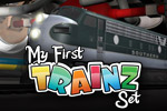 Drive miniature trains on tracks all over the house in My First TRAINZ Set!