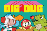 Pop Pookas and dig for Fygars in DIG DUG, Namco's classic arcade hit!