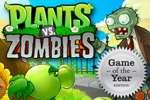 Siembra plantas en Plants vs. Zombies, un juego de estrategia de acción PopCap.