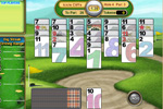 Screenshot of Golf Solitaire on Pogo