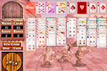 Screenshot of Payday FreeCell on Pogo