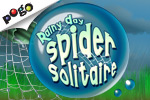 Save a friendly little spider from the pouring rain in Rainy Day Spider Solitaire! Play it free online at EA's Pogo.