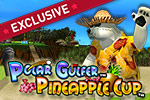 Enjoy 9 or 18 hilarious holes of golf in Polar Golfer: Pineapple Cup!