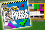Fill the train with pictures and travel to new cities in Puzzle Express!