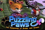 Puzzling Paws is a puzzle game that stars two adorable friends!