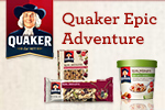 Make the best of your Quaker Day!  Explore the world of Quaker and earn Points by playing the free games in the Quaker Epic Adventure Hub!
