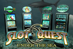 Brave the vast ocean and its many challenges in Reel Deal Slot Quest: Under The Sea!  Defeat the General's Super Carrier to win the game.