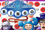 Beat a shady, motley crew to BINGO in Saints and Sinners Bingo!