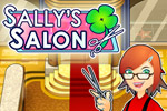 Wash, dye, cut, and style hair in over 50 levels of Sally's Salon!