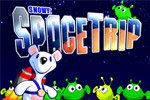 Watch Snowy rocket through the galaxy with his fiery jetpack!
