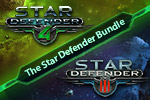 The Star Defender Pack bundles two sweet space shooters into one game. Battle hoards of aliens in Star Defender III and IV!