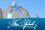 In Star Splash, play as a dolphin and use acrobatic skills to collect stars by jumping, flipping, dashing, and diving!