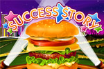 Serve up burgers & fries in Success Story, a tasty time management game!