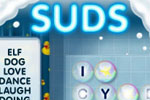 In Suds, simply type or click on letters to form as many words as possible, but don't let the bubbles reach the top of the board!