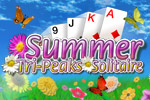 Enjoy the beauty of a sunny day while playing Summer Tri-Peaks Solitaire!