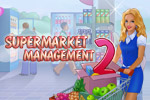 Supermarket Management 2 features plenty of time management gameplay and whimsical characters. Start small and expand into a megamart!