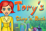 Work fast to bring in the big bucks in Tory's Shop 'n' Rush!