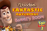In Toy Story: Woody's Fantastic Adventure, help Woody find his lost friends in Bonnie's room!