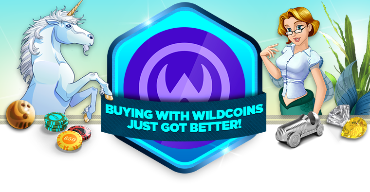Buying with WildCoins Just got Better
