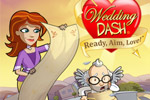 Help Quinn plan her own wedding in Wedding Dash - Ready, Aim, Love!