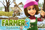 Youda Farmer 3: Seasons is a fun time management game with 8 new farms. Put your skills to the test with bugs, cold, and storms! Play online today!